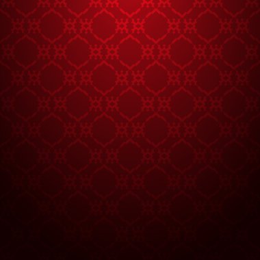 Kırmızı geometrik desen