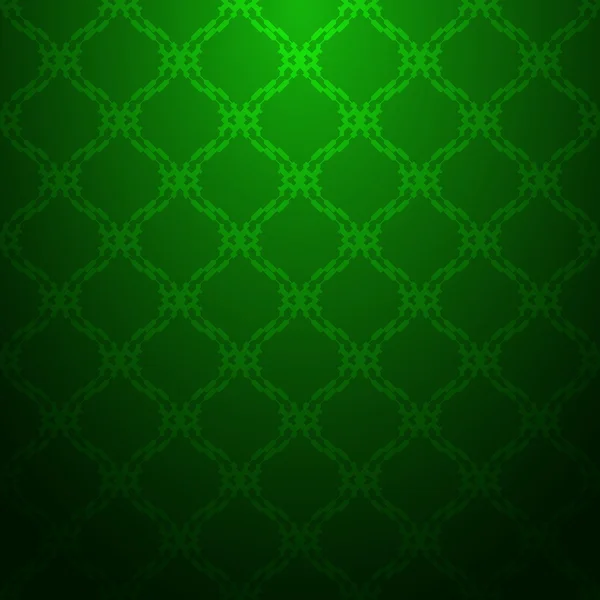 Green geometric pattern — Stock Vector