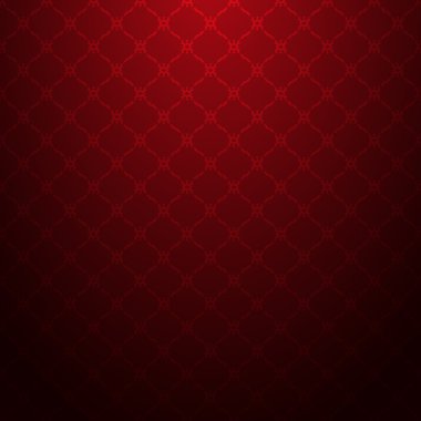 Kırmızı geometrik desen