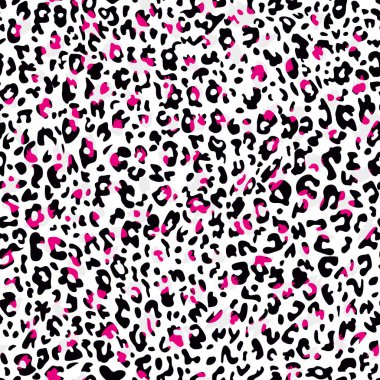 Leopar hayvan izi vektörünün desen tasarımı