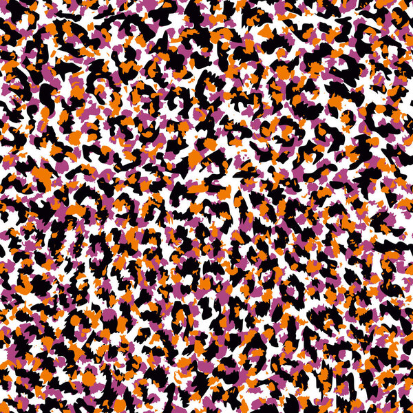 pattern design of leopard animal print vector