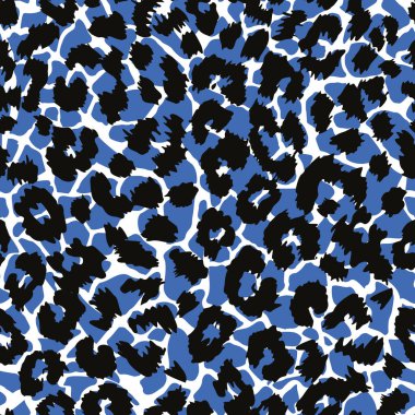 Leopar hayvan izi vektörünün desen tasarımı