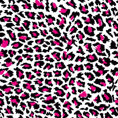 Leopar hayvan izi vektörünün desen tasarımı