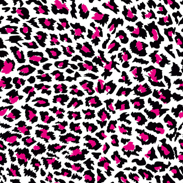 pattern design of leopard animal print vector