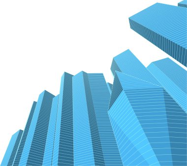 soyut mimari 3d çizim