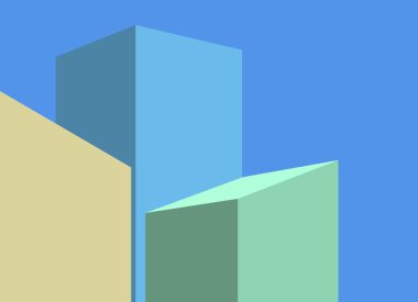 soyut mimari 3d çizim