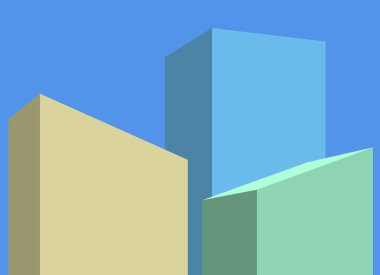 soyut mimari 3d çizim