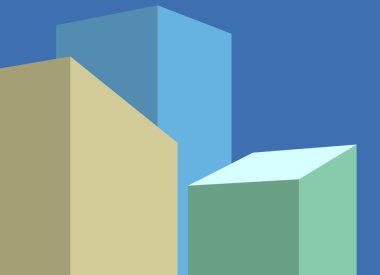 soyut mimari 3d çizim