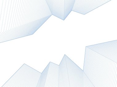 soyut mimari 3d çizim