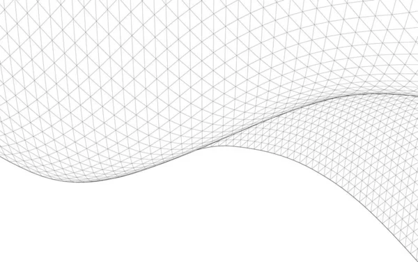 抽象建築3Dイラストスケッチ — ストックベクタ