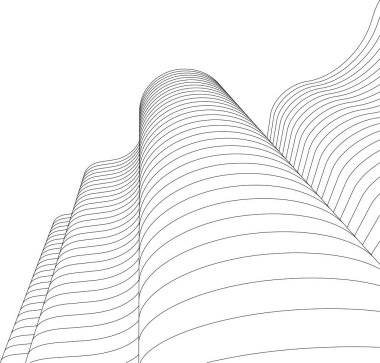 soyut 3d çizim, vektör illüstrasyonu