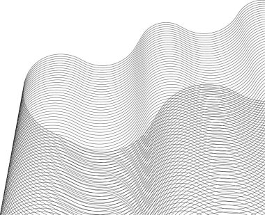 soyut 3d çizim, vektör illüstrasyonu