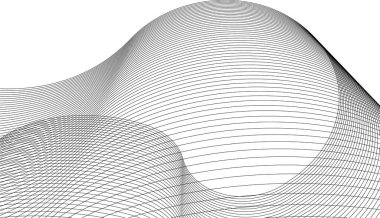 soyut 3d çizim, vektör illüstrasyonu