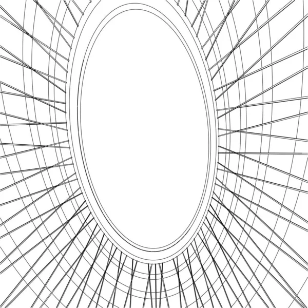 Moderne Wolkenkrabber Architectonische Schets Vector Illustratie — Stockvector