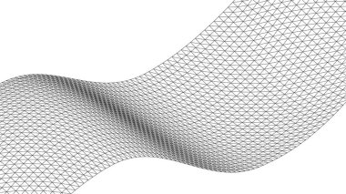 soyut 3d çizim, vektör illüstrasyonu