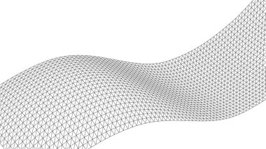 soyut 3d çizim, vektör illüstrasyonu