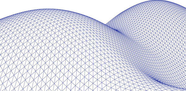 абстрактный трехмерный иллюстрационный эскиз, векторная иллюстрация