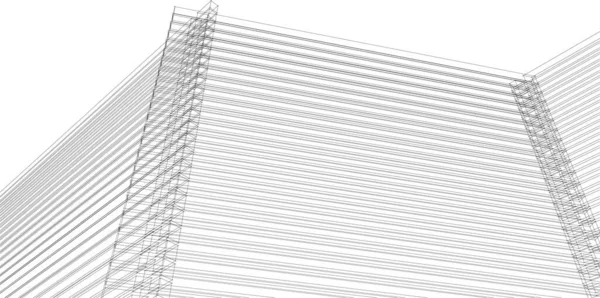 Абстрактный Архитектурный Дизайн Обоев Цифровой Концепт Фон — стоковый вектор