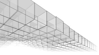 soyut geometri 3d biçimlendirmesi