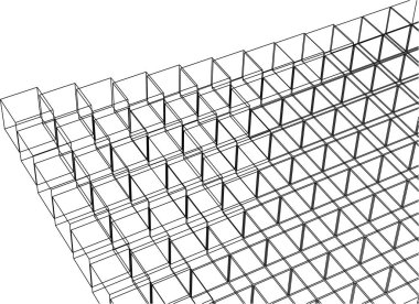 soyut geometri 3d biçimlendirmesi