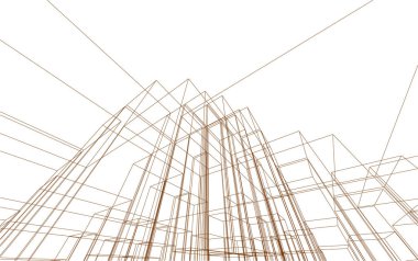 soyut geometri 3d biçimlendirmesi