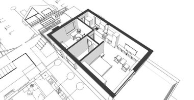  ev mimarisi proje taslağı 3D