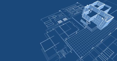 mimarlık evi çizimi 3d oluşturma