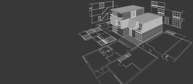 ev mimarisi çizimi 3d oluşturma