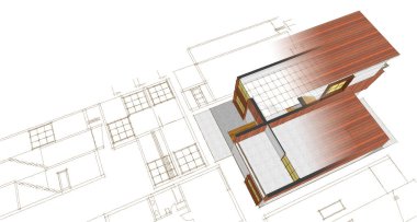 ev mimarisi çizimi 3d oluşturma