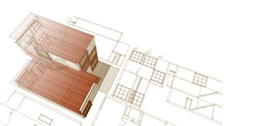 ev mimarisi çizimi 3d oluşturma