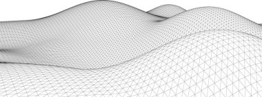 soyut grafik geometri 3d illüstrasyon