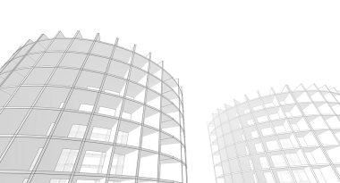 soyut tasarım silindiri 3d illüstrasyon