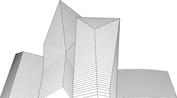 Абстрактная Архитектура — стоковый вектор