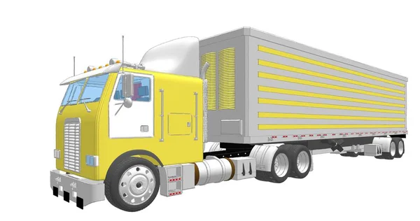Caminhão Esboço Transporte Ilustração — Fotografia de Stock