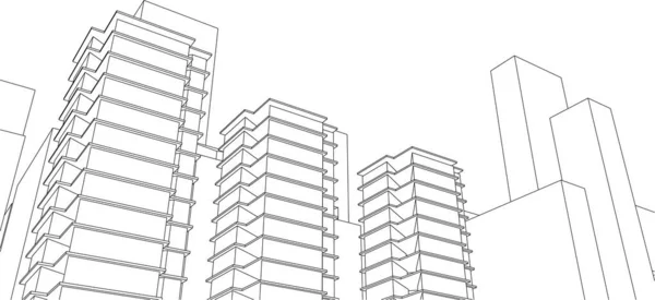 抽象结构3D图解背景 — 图库矢量图片