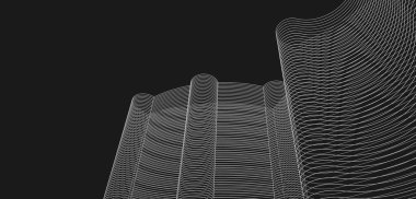 soyut mimari 3d resimleme arkaplanı