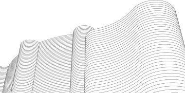  soyut geometrik arkaplan doğrusal yapı 3d oluşturma
