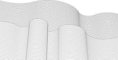  soyut geometrik arkaplan doğrusal yapı 3d oluşturma