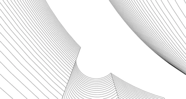 Абстрактний Геометричний Фон Лінійної Структури Рендеринга — стоковий вектор
