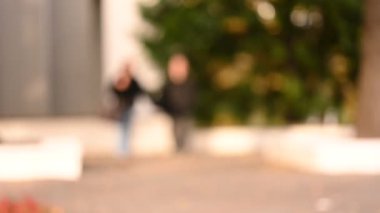 Parkta yürümenin bulanıklığı