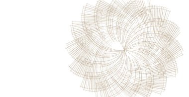 Beyaz çizgiler ve daireler ile soyut arkaplan