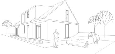 soyut mimari duvar kağıdı, dijital arkaplan