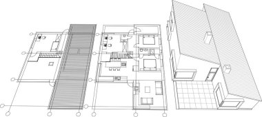soyut mimari duvar kağıdı, dijital arkaplan