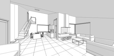 çizim ile iç tasarım