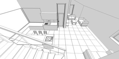 soyut mimari duvar kağıdı, dijital arkaplan