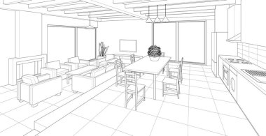 tasarım iç tasarımı, 3d oluşturma