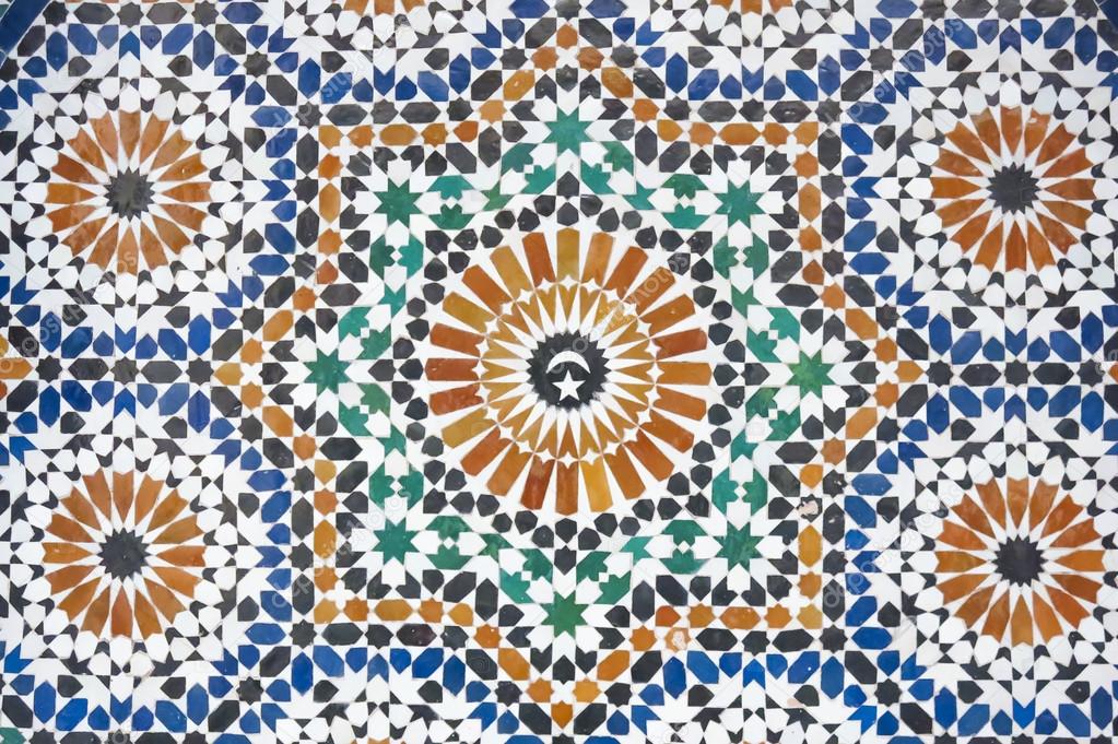 Moroccan Mosaic Tiled Decoration