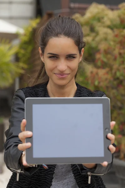 Zkontrolovat můj Tablet Stock Obrázky