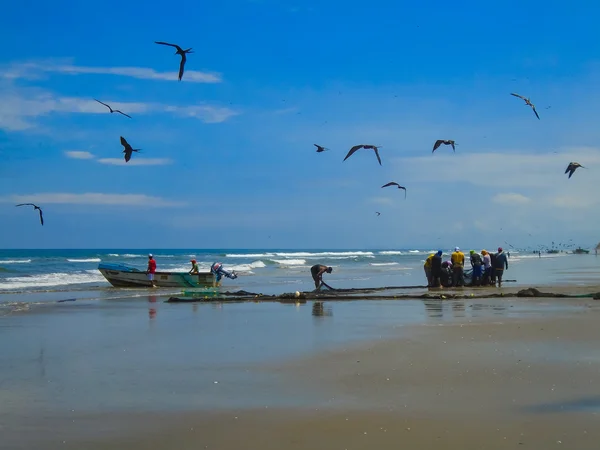 在厄瓜多尔的圣克莱门特海滩 — 图库照片