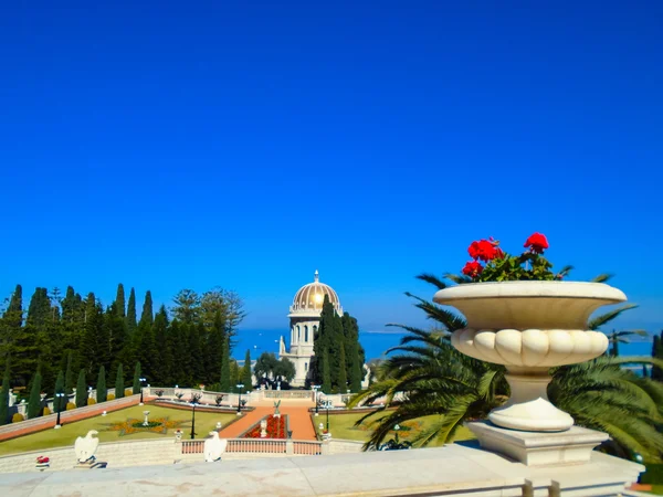 Bahai garden in Haifa, Israel — Stock Photo, Image